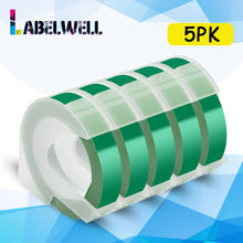 Load image into Gallery viewer, 3D Label Machine For Dymo 12965 Manual Label Maker 3D Embossing Label Printer DIY Print 9mm Dymo 3D Embossing Tape PVC Label