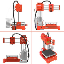Load image into Gallery viewer, EasyThreed Mini Desktop 3D Printer For Kids 3D Printer 100x100x100mm Print Size No Heated Bed One-Key Printing With PLA Filament