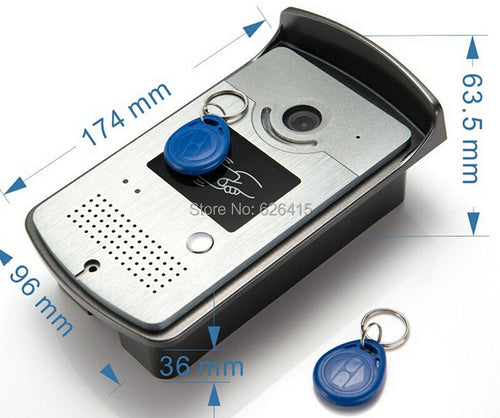 Video Intercom Door Phone System 1 RFID Card Reader HD Doorbell Camera In Stock Wholesale