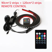 Load image into Gallery viewer, Car Charssis Flexible LED Strip Light LED Underbody Remote /APP Control RGB Neon Lights Ambient Atmosphere Auto Decorative Lamp