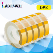 Load image into Gallery viewer, 3D Label Machine For Dymo 12965 Manual Label Maker 3D Embossing Label Printer DIY Print 9mm Dymo 3D Embossing Tape PVC Label