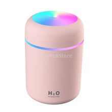 Load image into Gallery viewer, Portable 300ml Electric Air Humidifier Aroma Oil Diffuser USB Cool Mist Sprayer with Colorful Night Light for Home Car