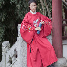 Load image into Gallery viewer, Halloween Costume for Couples Reverse Role Blue Green Red Stage Costume Woman Male Hanfu Ancient Chinese Costume Men