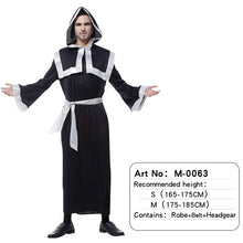 Load image into Gallery viewer, Halloween Medieval Boy Girls Cosplay Costumes Birthday Party Children Adult Men Magician Costume Sets