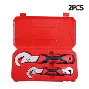 Hand Tool Set Water Pipe Wrench 2pcs Adjustable Grip Wrench Set 9-32mm Ratchet Wrench Spanner Universal Wrench Set