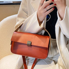 Load image into Gallery viewer, Handbag Office 2022 Retro Famous Brand PU Leather Women&#39;s Designer Handbag Luxury Brand Female One Shoulder Crossbody Flap Bags