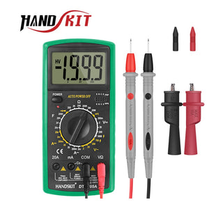 Handskit Multimeter AC DC Digital Multimeter Professional Tester Meter Voltmeter Digital LCD Display 2000 counts Meter Tester