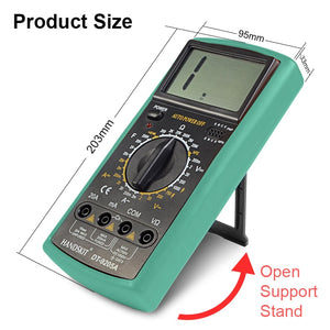 Handskit Multimeter AC DC Digital Multimeter Professional Tester Meter Voltmeter Digital LCD Display 2000 counts Meter Tester