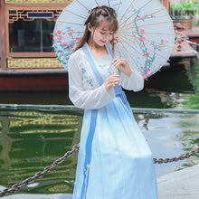 Load image into Gallery viewer, Hanfu Chinese Style Ancient Costume Traditional Folk Dance Stage Performance Women Vintage Singers Princess Fairy Dresses Outfit