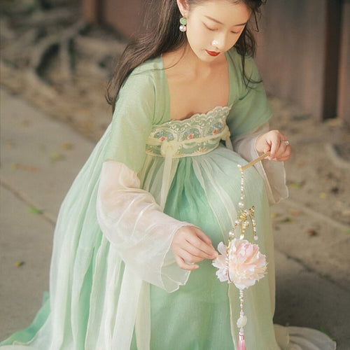 Hanfu Dress Cosplay Chinese Dress Cheongsam Chinese Traditional Clothes Fairy Dress Qipao Spring Skirt Hanfu Women Chinese Style