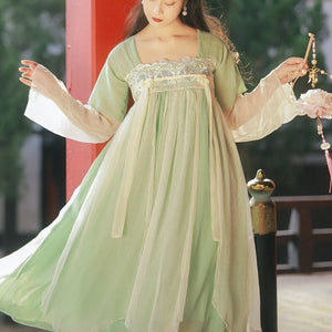 Hanfu Dress Cosplay Chinese Dress Cheongsam Chinese Traditional Clothes Fairy Dress Qipao Spring Skirt Hanfu Women Chinese Style