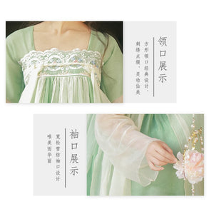 Hanfu Dress Cosplay Chinese Dress Cheongsam Chinese Traditional Clothes Fairy Dress Qipao Spring Skirt Hanfu Women Chinese Style