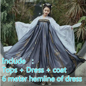 Hanfu Women Costume Elegant Traditional Chinese Style Hanfu Princess Dress Ancient Folk Tang Suit Fairy Performance Clothing