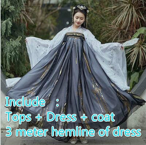 Hanfu Women Costume Elegant Traditional Chinese Style Hanfu Princess Dress Ancient Folk Tang Suit Fairy Performance Clothing