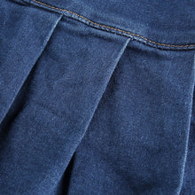 Load image into Gallery viewer, Harajuku Punk Y2K Denim Mini Pleated Skirt Ladies Summer High Waist Jeans Shorts Skirts Women Ruffles Fashion Korean