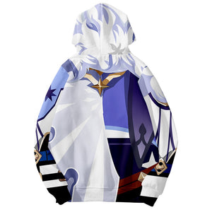 Harajuku style Genshin Impact 3D Long Sleeve Zipper Hoodies Casual Sweatshirt Women/men Casual popular Clothing