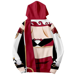 Harajuku style Genshin Impact 3D Long Sleeve Zipper Hoodies Casual Sweatshirt Women/men Casual popular Clothing