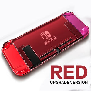 Hard PC Protection Cover For Nintend Switch NS NX Case Transparent Crystal Shell Console Controller Accessories With Stand Cases