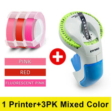 Load image into Gallery viewer, 3D Label Machine For Dymo 12965 Manual Label Maker 3D Embossing Label Printer DIY Print 9mm Dymo 3D Embossing Tape PVC Label