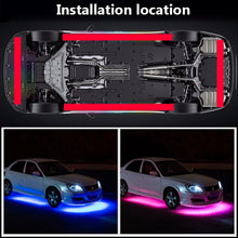 Load image into Gallery viewer, Car Charssis Flexible LED Strip Light LED Underbody Remote /APP Control RGB Neon Lights Ambient Atmosphere Auto Decorative Lamp