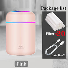 Load image into Gallery viewer, Portable 300ml Electric Air Humidifier Aroma Oil Diffuser USB Cool Mist Sprayer with Colorful Night Light for Home Car