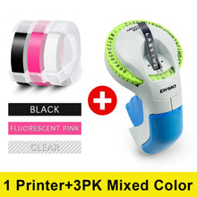 Load image into Gallery viewer, 3D Label Machine For Dymo 12965 Manual Label Maker 3D Embossing Label Printer DIY Print 9mm Dymo 3D Embossing Tape PVC Label