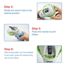 Load image into Gallery viewer, 3D Label Machine For Dymo 12965 Manual Label Maker 3D Embossing Label Printer DIY Print 9mm Dymo 3D Embossing Tape PVC Label