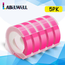 Load image into Gallery viewer, 3D Label Machine For Dymo 12965 Manual Label Maker 3D Embossing Label Printer DIY Print 9mm Dymo 3D Embossing Tape PVC Label