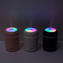 Load image into Gallery viewer, Portable 300ml Electric Air Humidifier Aroma Oil Diffuser USB Cool Mist Sprayer with Colorful Night Light for Home Car