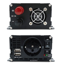 Load image into Gallery viewer, Car Inverter 12V 220V Power 500W/1500W/2000W Converter 2 USB EU Socket Webasto 12 Volts auto Inversor12v 220 v Transformer Solar