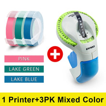 Load image into Gallery viewer, 3D Label Machine For Dymo 12965 Manual Label Maker 3D Embossing Label Printer DIY Print 9mm Dymo 3D Embossing Tape PVC Label