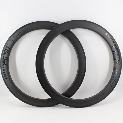 Newest 700C Road bike matt UD full carbon fibre bicycle wheels tubular clincher tubeless rims 50 60mm gloss black logo Free ship