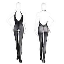 Load image into Gallery viewer, High Elastic Thin Sexy Backless Bodystockings Open Crotch Party Lady Bodysuit Sexy Hollow Out See Through Pantyhose for Women