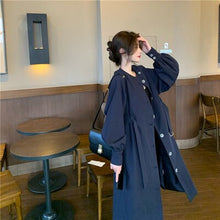Load image into Gallery viewer, High Quality Autumn New Korean Women Long Trench Coat British Style Windbreaker Coats For Women Winter Female All-match Outwear