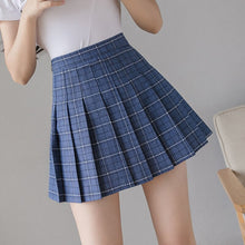 Load image into Gallery viewer, High Quality Women Summer Skirts 2021 Fashion Korean Style Cute Plaid Pleated Skirts Empire Wiast Mini Skirt Women
