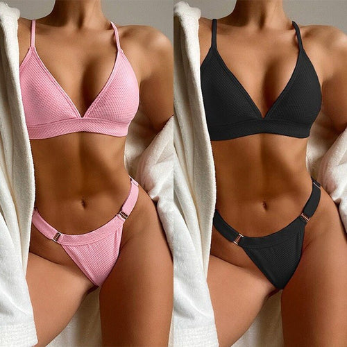 High Waist Bikini Swimsuit Swimwear Bikinis Women Swimsuit Bathing Suit Summer Biquini Brazilian Bikini Set Push Up Bathing Suit