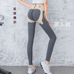 High Waist Cycling Pants Tight Women Slimming Yoga Training Stretch Tights Trousers Running Fitness Leggings Sports Pants