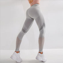 Load image into Gallery viewer, High Waist Fitness Gym Leggings Women Seamless Energy Tights Workout Running Activewear Yoga Pants Hollow Sport Trainning Wear