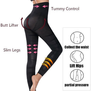 High Waist Leggings Women Sculpting Sleep Leg Legging Tummy Control Skinny Panties Slimming  Leggings Thigh Slimmer Pants