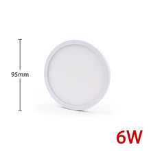 Load image into Gallery viewer, High brightness LED Circular Panel Light 6W 9W 13W 18W 24W Surface Mounted led ceiling light AC 85-265V lampada led lamp