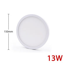 Load image into Gallery viewer, High brightness LED Circular Panel Light 6W 9W 13W 18W 24W Surface Mounted led ceiling light AC 85-265V lampada led lamp