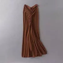 Load image into Gallery viewer, High waist bag hip half-length skirt female ruffled sexy slim skirt high street fashion Kardashian long skirt ins