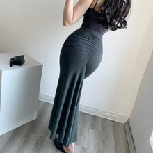 Load image into Gallery viewer, High waist bag hip half-length skirt female ruffled sexy slim skirt high street fashion Kardashian long skirt ins