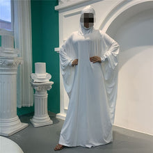Load image into Gallery viewer, Hooded Abaya Muslim Women Prayer Garment Hijab Dress Arabic Robe Overhead Kaftan Khimar Jilbab Eid Ramadan Gown Islamic Clothes