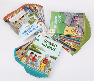 Hot 1 set of Random 10 books 7-9 level Oxford reading tree rich reading help children read Pinyin English story picture book