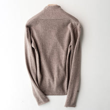 Load image into Gallery viewer, Hot Sale 100% Pure Wool Knitted Sweater Women V-neck Long Sleeve Standard Cashmere Knitwear Winter New Fashion Female Jumpers
