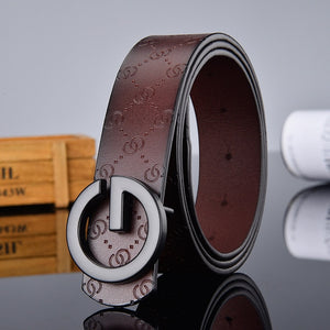 Hot sale G smooth buckle belt luxury belts Cowhide Genuine designer high quality fashion vintage male women strap