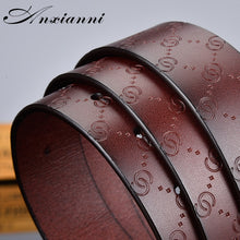 Load image into Gallery viewer, Hot sale G smooth buckle belt luxury belts Cowhide Genuine designer high quality fashion vintage male women strap