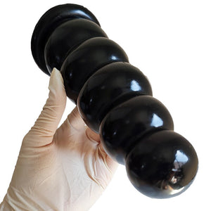 Huge Anal Plug Dildos Soft Beaded Anal Dilator with Suction Cup Stimulate Anus and Vagina Butt Plug Sex Toys for Women Gay Men