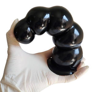 Huge Anal Plug Dildos Soft Beaded Anal Dilator with Suction Cup Stimulate Anus and Vagina Butt Plug Sex Toys for Women Gay Men